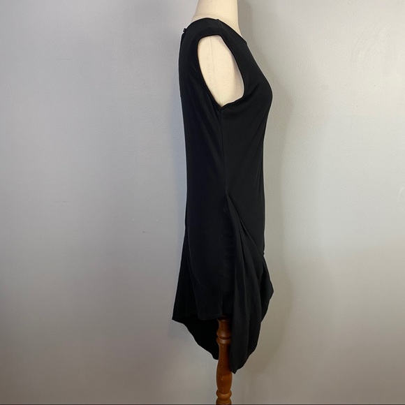 ZULU and ZEPHYR Size 12 Black Asymmetrical Dress - Picture 5 of 7